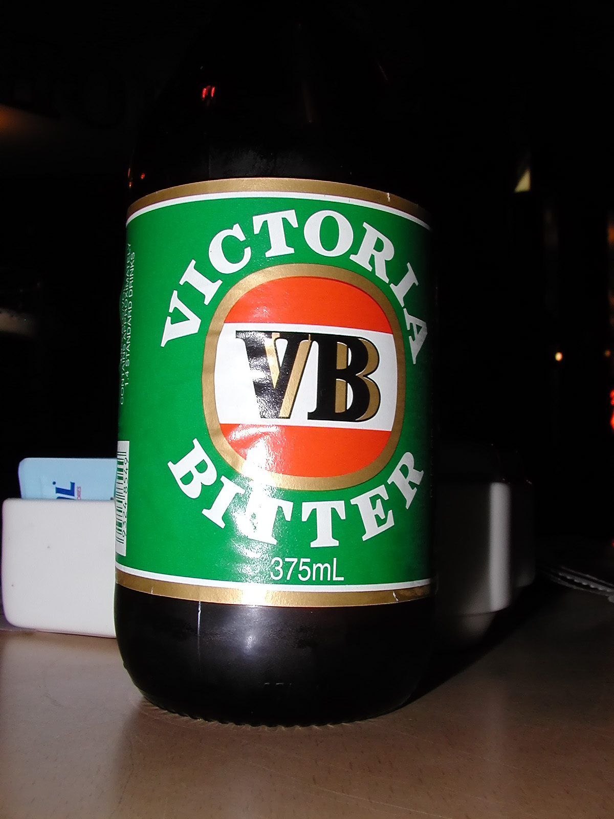 16-Jun-2001 21:31 - Sydney - Victoria Bitter - Beer Label - Continuing the tradition of 