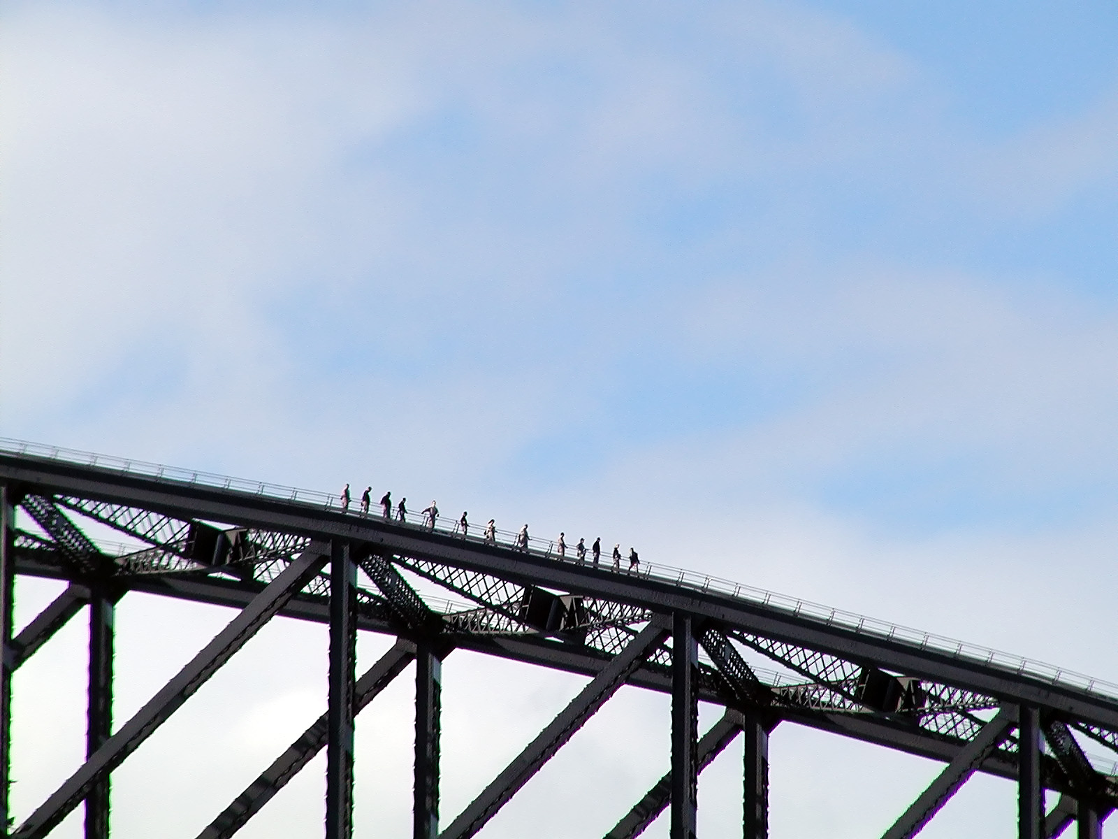 17-Jun-2001 11:20 - Sydney - Walking the top of the bridge