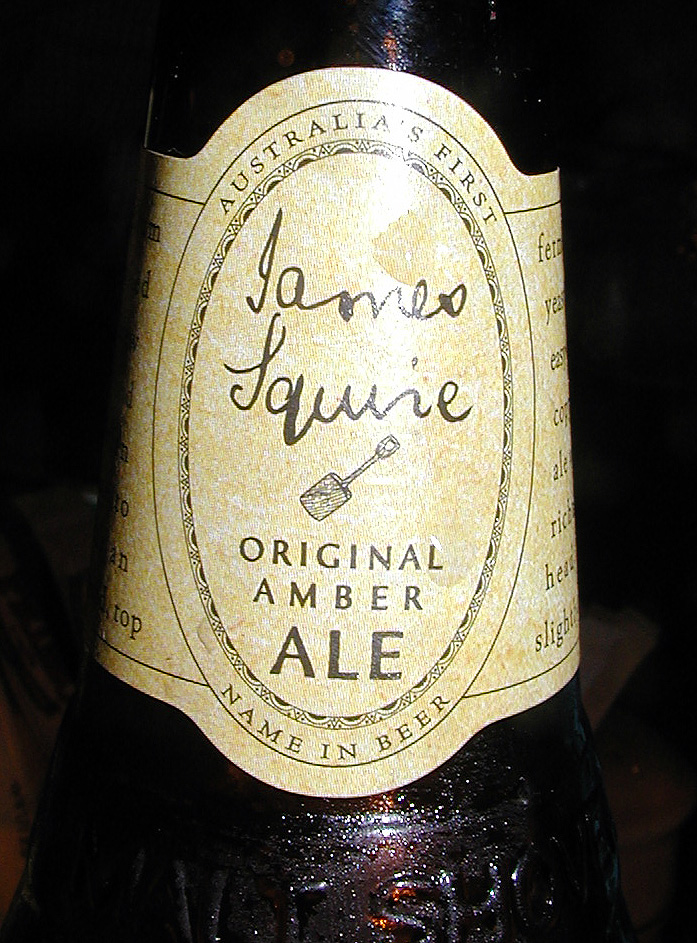 19-Jun-2001 17:55 - Sydney - Beer label - Squires Original Amber