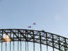 17-Jun-2001 10:07 - Sydney - Flags at the top of the Habour Bridge
