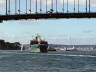 17-Jun-2001 11:20 - Sydney - Container ship passing under the harbour bridge