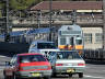 17-Jun-2001 13:19 - Sydney - Double decker train at the North end of the bridge