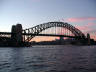 19-Jun-2001 17:04 - Sydney - The Harbour Bridge at Sunset