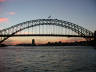 19-Jun-2001 17:05 - Sydney - The Harbour Bridge at Sunset