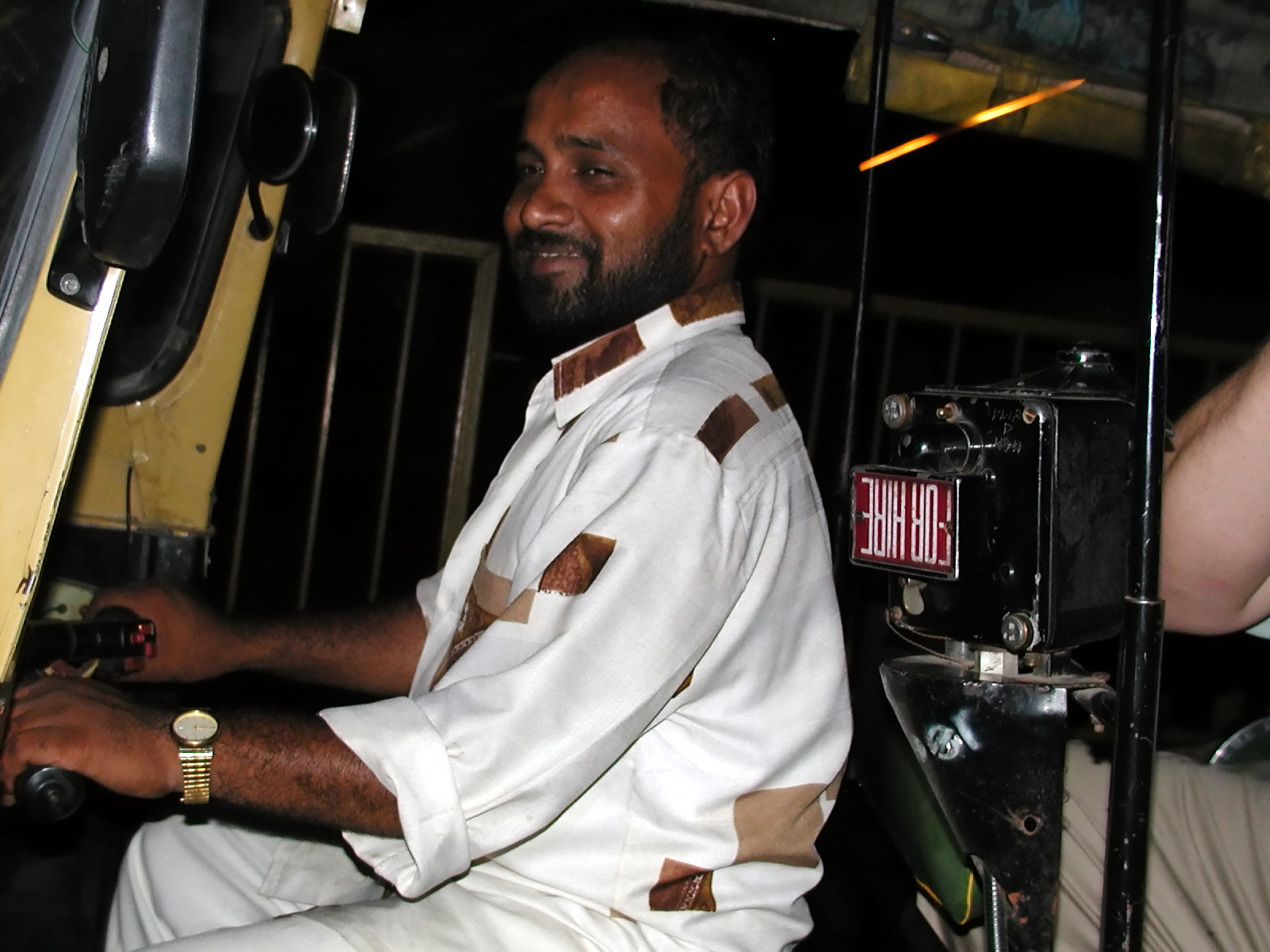 12-Jun-2001 19:48 - Old Delhi - Rickshaw Driver