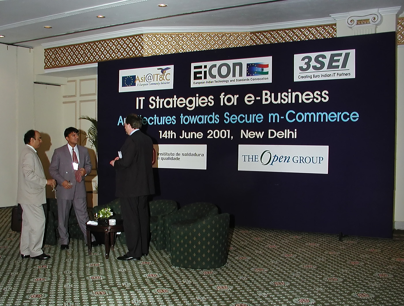 14-Jun-2001 17:37 - New Delhi - The post meeting reception