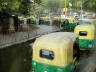 10-Jun-2001 07:10 - Delhi  - Line of auto-rickshaws