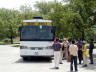 10-Jun-2001 11:03 - On the road to Agra - Sikandra - The tour bus and group