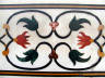 10-Jun-2001 12:39 - Agra - The Taj Mahal - Marble inlay - entwined hearts