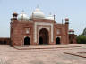 10-Jun-2001 12:43 - Agra - The Taj Mahal - Building to the East of the Mausoleum - NOT a mosque but identical to the mosque on the other side to achieve the desired symmetry