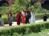 10-Jun-2001 13:46 - Agra - Agra Fort - Colourful locals in the courtyard