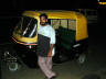 11-Jun-2001 21:34 - Delhi - The driver and our moto-rickshaw