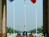 13-Jun-2001 09:25 - New Delhi - India Gate Flags