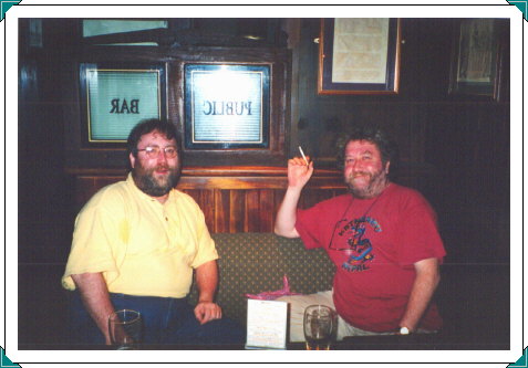 Martin Roe and ?? in the Irish Bar