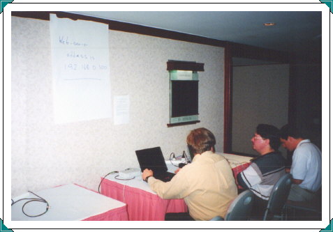 The network connection area