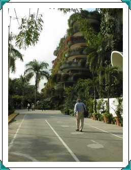 Martin Kirk walking towards the Garden Wing