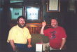 Martin Roe and ?? in the Irish Bar