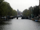 26-Jan-2001 11:39 - Amsterdam - View along the canal from the lifting bridge near the Doelen Hotel