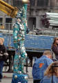 26-Jan-2001 12:13 - Amsterdam - Living statue in Dam Square