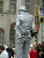 26-Jan-2001 12:13 - Amsterdam - Living statue in Dam Square