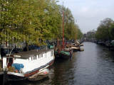 26-Jan-2001 12:30 - Amsterdam - Boats on Prinsengracht