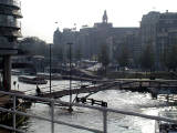 26-Jan-2001 12:50 - Amsterdam - The view from the end of the station platform