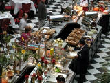 24-Oct-2001 08:59 - Amsterdam - Grand Hotel Krasnapolski: The Winter Garden breakfast buffet