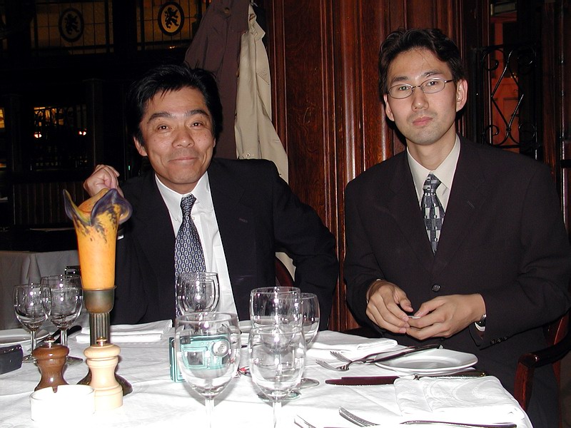 23-Oct-2001 20:11 - Amsterdam - Japan dinner