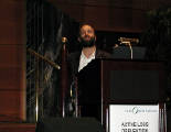 22-Oct-2001 09:42 - Amsterdam - Bruce Schneier - Bruce Schneier commenced by saying what a dangerous world it was and that its getting worse backing this up with an informative diagram picturing intruder knowledge against attack sophistication. He next outlined the business assets at risk where he gave a good explanation of the evolution of security management.

He moved onto complexity citing the following six points as examples of software complexity:

Applications and operating systems 
Data mixed with programs 
New Internet services - XML, SOAP, VoIP 
Complex Web sites 
Always-on connections 
IP stacks in cell phones, PDAs, gaming consoles, refrigerators, thermostats 
Accompanying this Bruce ran through a detailed diagram showing how the Internet was too complex as well.

