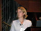 22-Oct-2001 16:05 - Amsterdam - Lisa Hansford-Smith - Almost half the crimes committed come from inside.

She went on to describe underwriting and client issues and showed four essential points in a risk management action plan:

Identify your activities putting you at risk. 
Look at perils affecting your reputation and profitability. 
How the existing insurance program address these activities and perils and how the BCP plan will respond 
Develop an action plan involving IT/IS, Legal, Marketing, and Audit functions. 
Next she went on to talk about four basic points required in an insurance action plan:

Examination of the cyber risk and risk management 
Insurance wording gap analysis 
Extension of current wordings 
Placement of specific cyber policies 
She talked about significant issues in this insurance risk arena and how typical insurance addressed these risks. She talked about risk options and then presented 7 cyber risk policies:

Net Secure (First and Third party) 
AIG (First and Third party) 
Hiscox (First and Third party) 
Lloyds (First and Third party) 
Zurich 
Chubb 
Swiss Re (First Party) 
