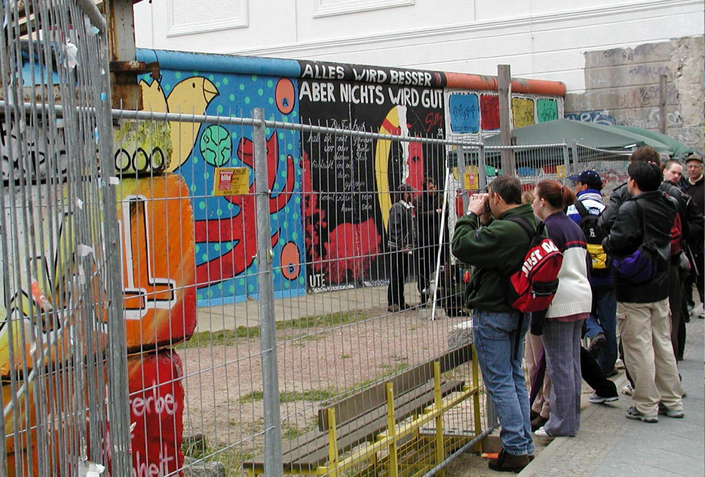 Near Potsdamer Platz - Fragment of the Berlin Wall