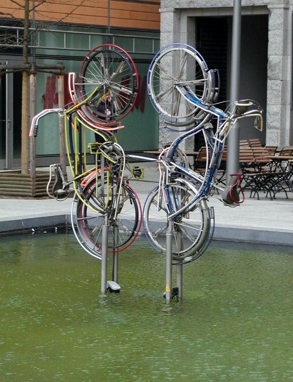 Near Potsdamer Platz - Strange fountain
