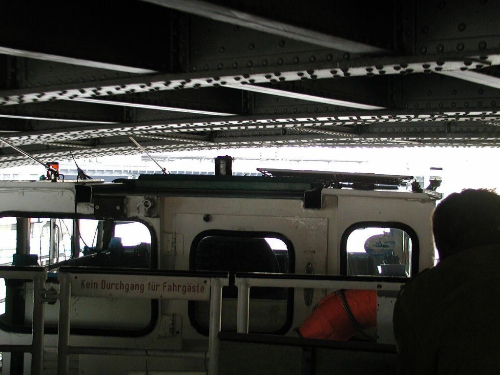 Boat trip - under one of the many bridges .. not much clearance