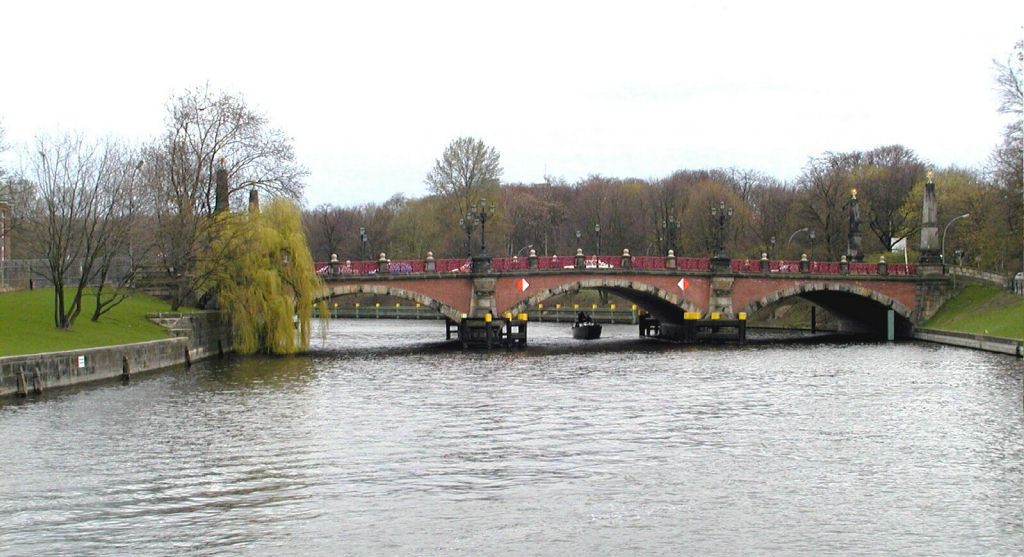 Boat trip - One of the bridges across the River Spree