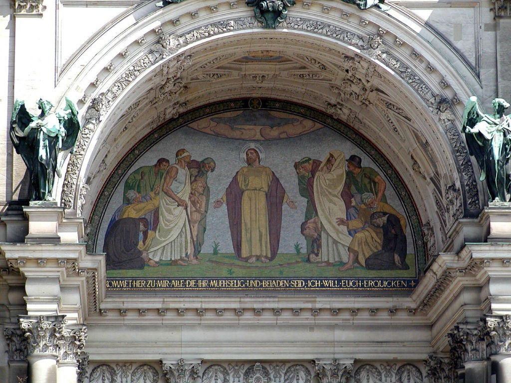 Berliner Dom - Mosaic over the main entrance
