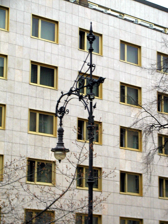 Wrought iron lamp off Kurfurstendamm
