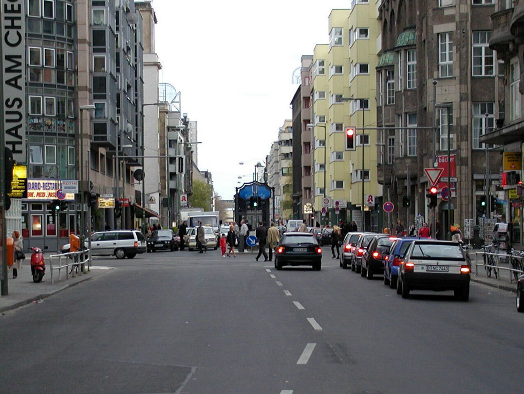 U-bahn station on Friedrichstrasse