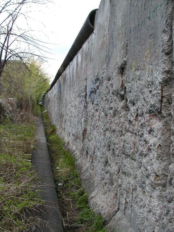 Section of the Berlin wall near Checkpoint Charlie