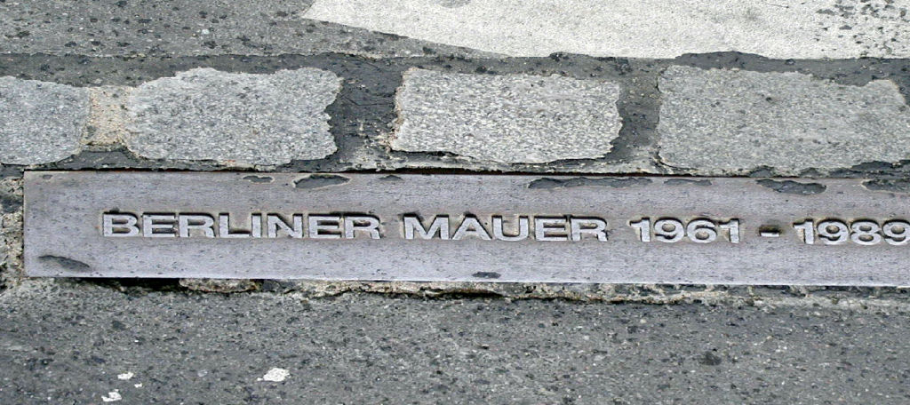 Line of the Berlin Wall