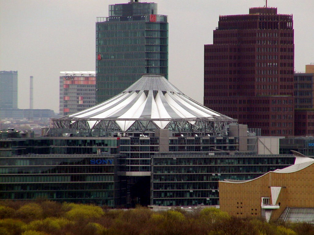 View from top of Siegess�ulle - The Sony Centre