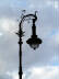 Wrought iron lamp on Friedrichstrasse