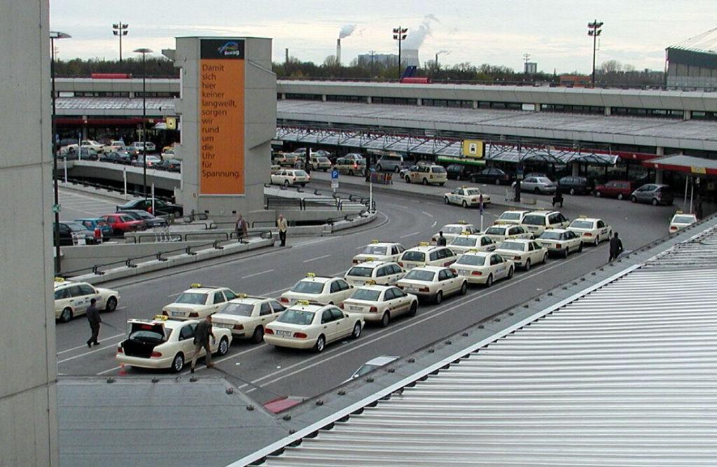 Taxis at Tegel Airport