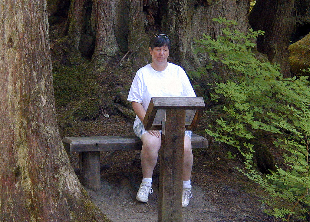 31-Jul-2000
Deception Falls, WA
Sue getting inspiration