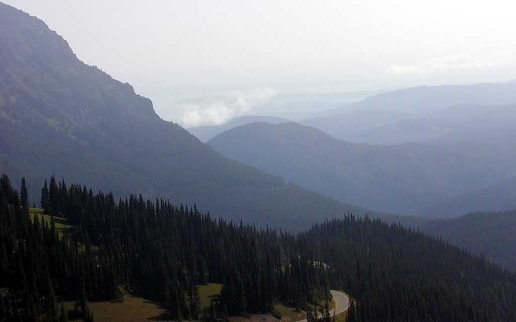 01-Aug-2000
Olympic National Park, WA
View down towards Port Angeles and the Strait of Juan de Fuca