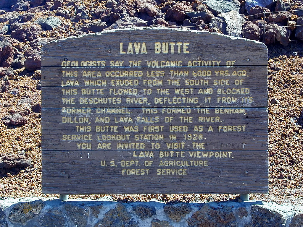05-Aug-2000
Lavaland, OR
Lava Butte sign