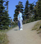 01-Aug-2000
Olympic National Park, WA
Sue near the top of the High Ridge Trail
