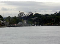 28-Jul-2000
Seattle
The mouth of the Lake Washington ship canal
With the Burlington and Northern railway bridge in the raised position