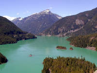 29-Jul-2000
Lake Diablo, WA
Lake Diablo with snow covered mountains in the background