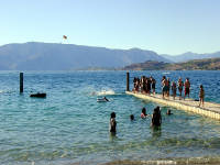 29-Jul-2000
Lake Chelan, WA
Lakeside Park - The beach and parascender