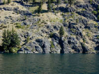 30-Jul-2000
Lake Chelan, WA
Cliffs on the North West shore about half way along the lake
